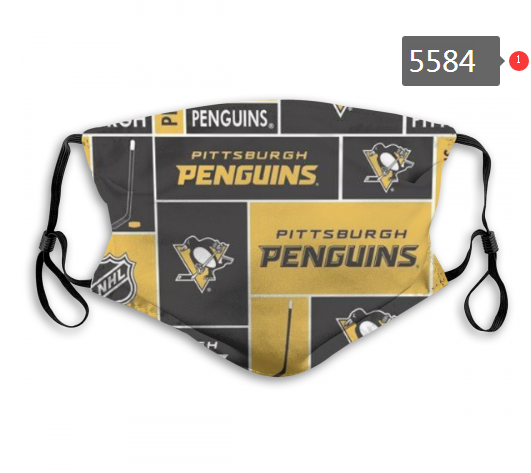 2020 NHL Pittsburgh Penguins #1 Dust mask with filter